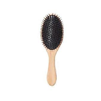 Boar Bristles Anti-static Scalp Paddle Hairbrush Gasbag Massage Comb Small