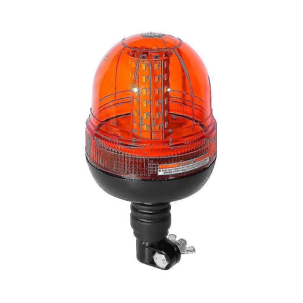 Rotating Beacon 60 Led Warning Lights Amber Rotating Beacon Blinking Light Road Traffic Approval Waterproof Dustproof For Tractor Truck Cars(1pc, Mult