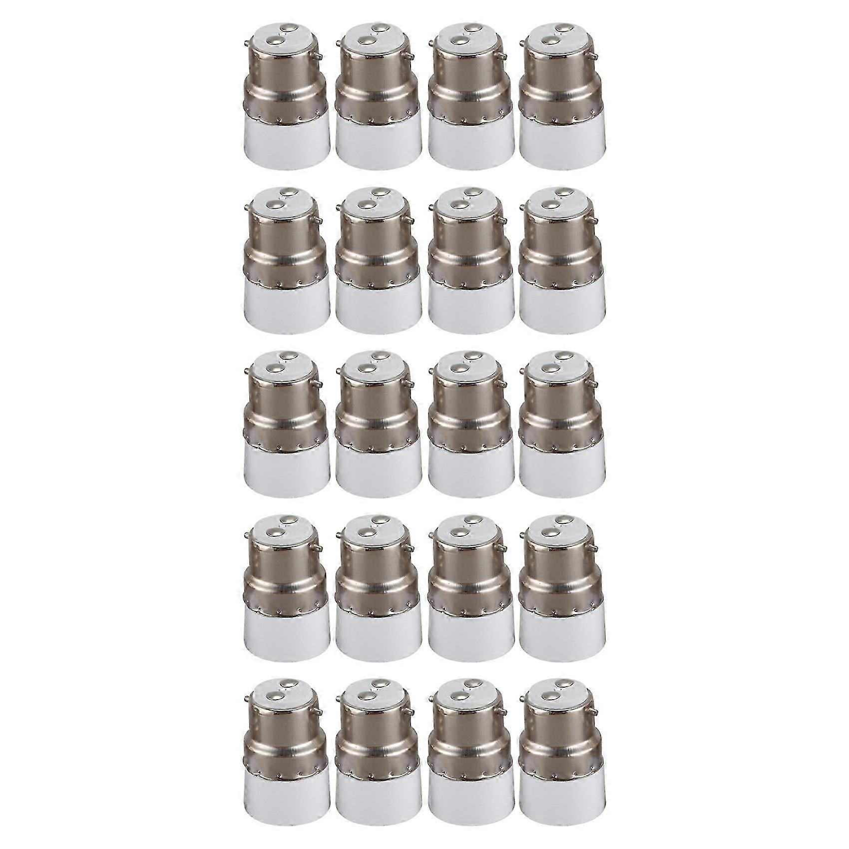 AC 220V B22 to E14 Base Socket Light Lamp Bulb Adapter Holder 12Pcs