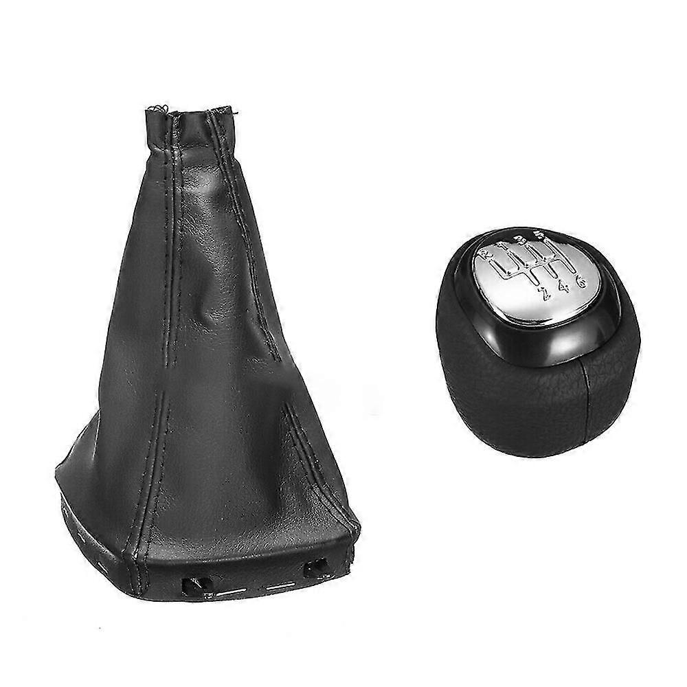 6 Speed Gear Shift Knob Leather Gaiter Boot Cover Case Lever Shifter για SAAB 93 9-3 2003-2012