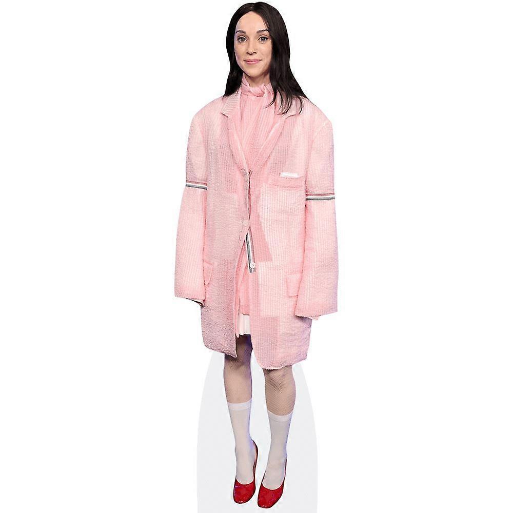 St. Vincent (Pink) Cardboard Cutout (lifesize OR mini size). Standee. Stand Up.
