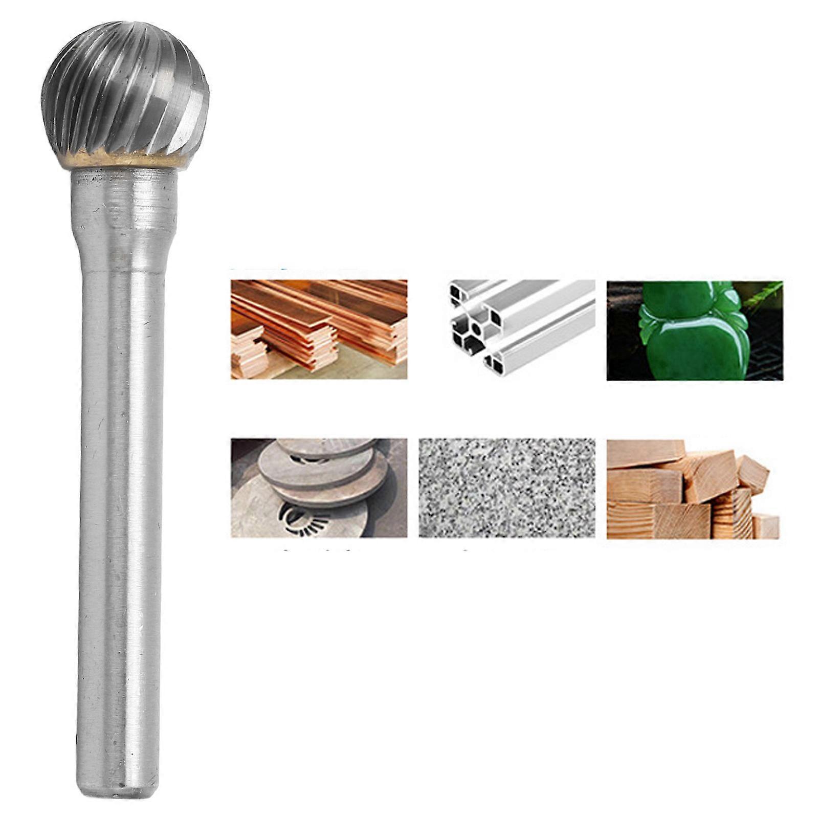 Single Cut Burr Ball Shape Carbide Rotary File: Professional for Woodworking