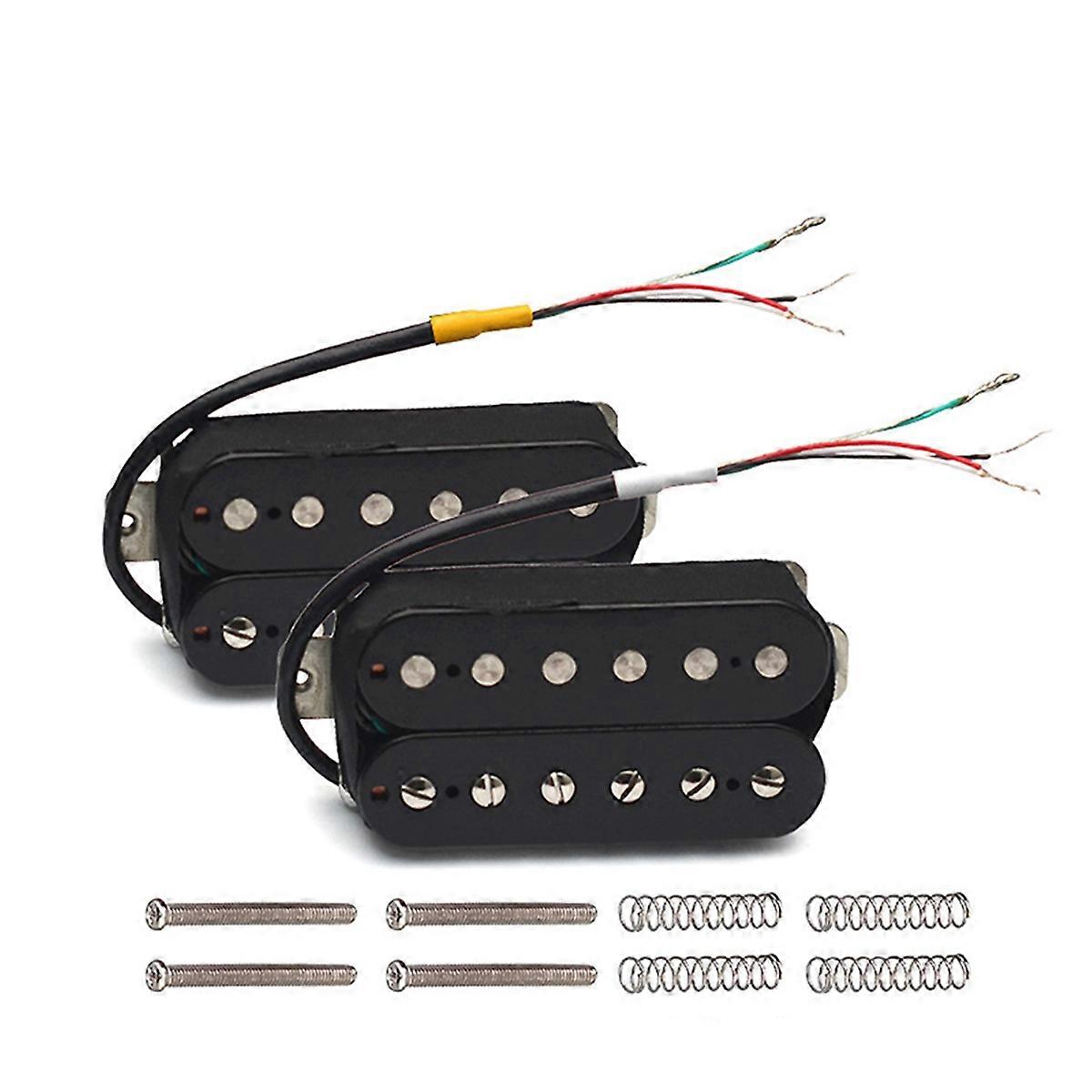 2 stk. sett med elektriske gitarpickuper, 5 stk. dobbel coil humbucker-pickup for hals og bropickup