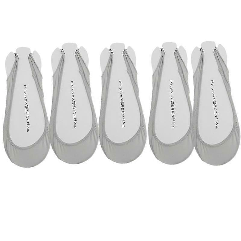 5 Pairs of Super Soft Womens No Show Socks Comfortable High Heel Cushioning, Anti-Slip, Breathable Footwear Accessories for Stylish Comfort