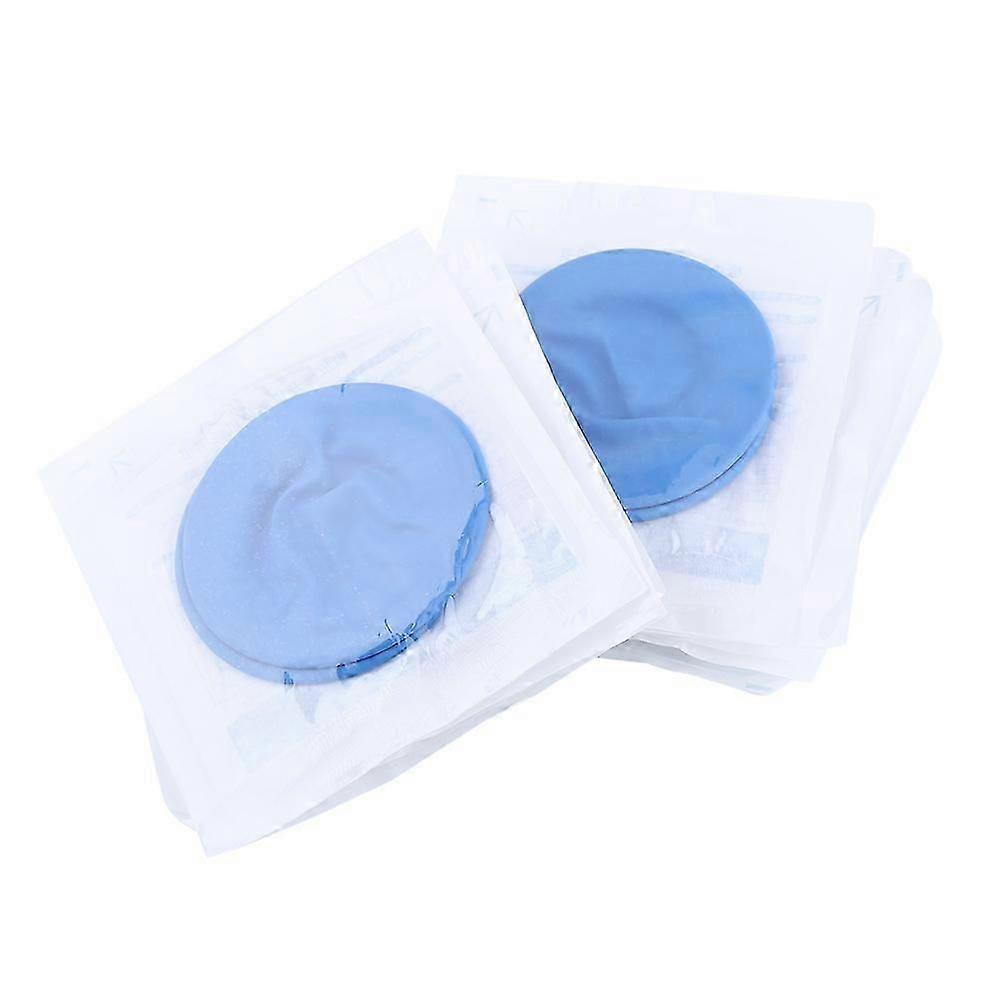 10pcs צבע כחול סכר שיניים חד פעמי סכר גומי סטרילי פותחן משחזר לחיים