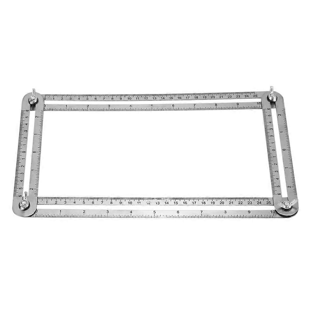 Stainless steel multifunctional four-sided angle ruler measuring tool measuring instrument marking tool