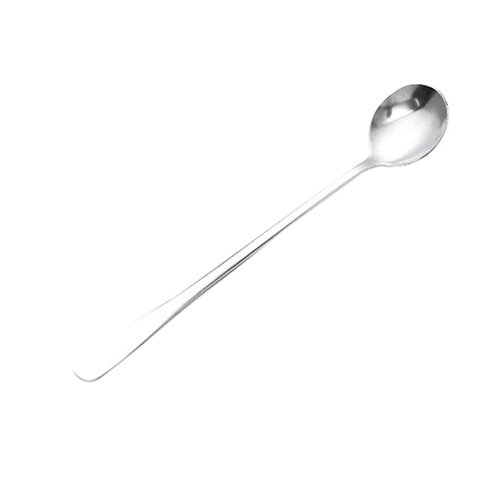 Stainless Steel Long Handle Spoon for Tea Coffee Ice Cream 193.3cm Round Head Kitchen Tool