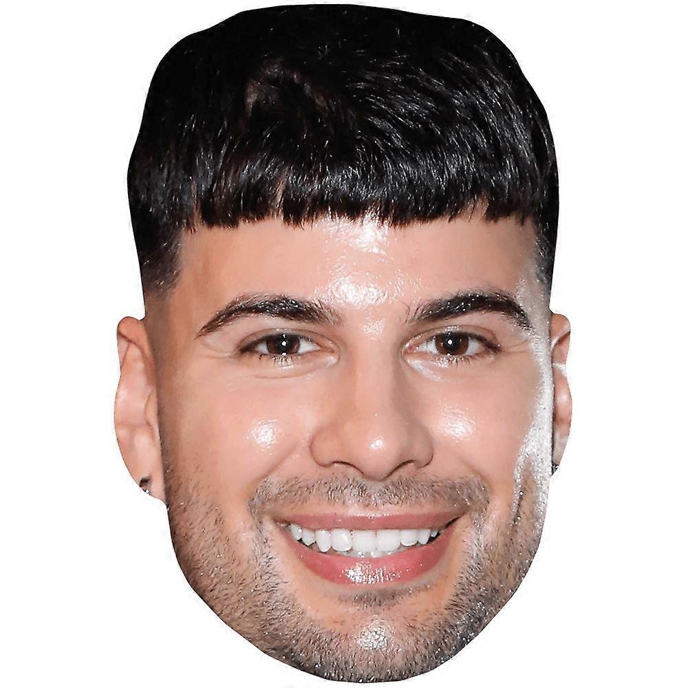 Nas Ganev (Smile) Celebrity Mask, Flat Card Face
