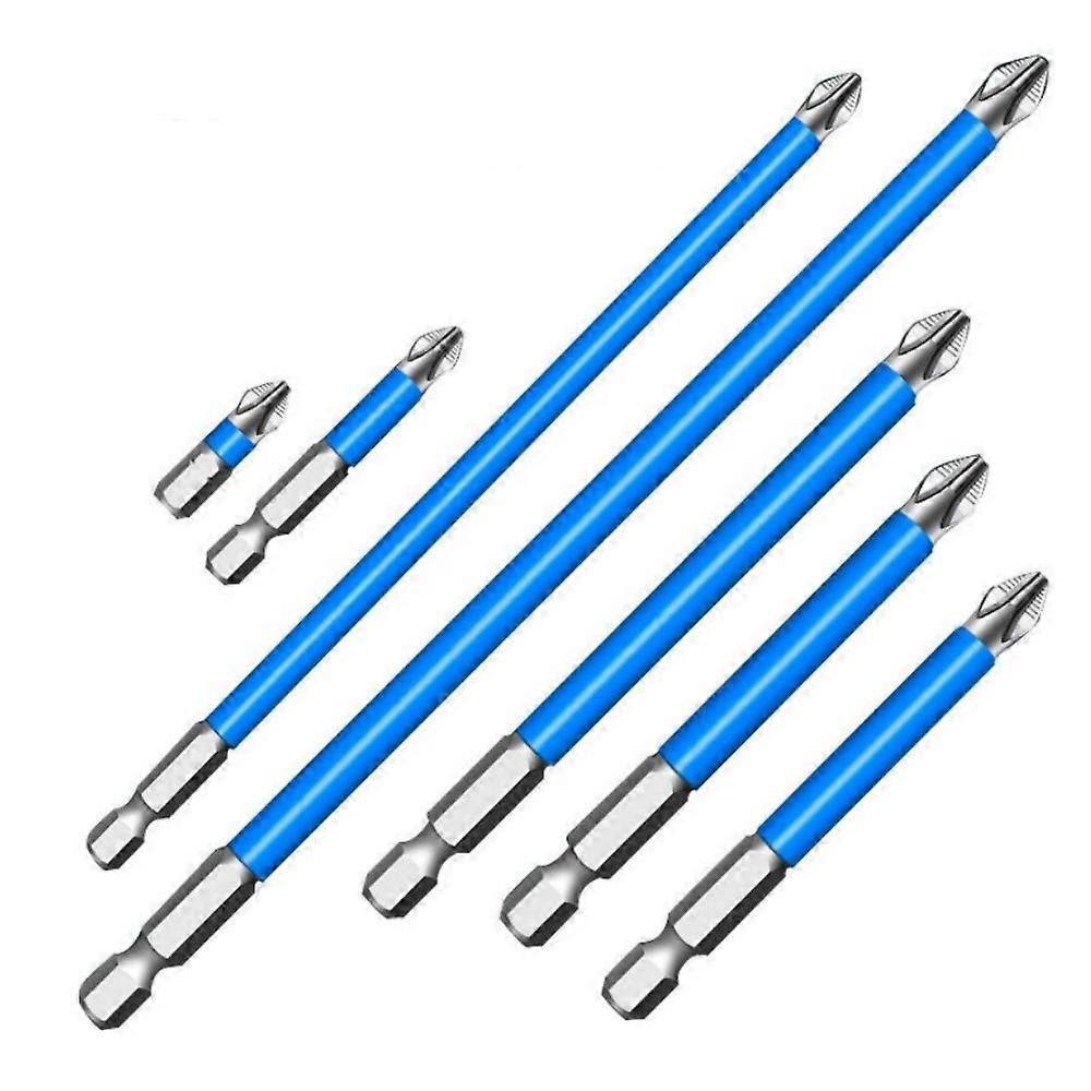Strong Magnetic Durability Screwdriver Drill Bit Set, 7Pcs Anti-Slip Drill Bit