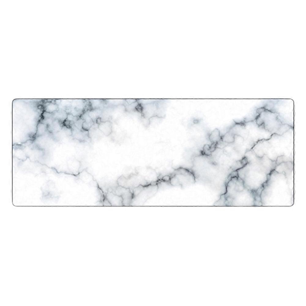 DLS-001 800x300x2mm Creative Mouse Pad Pattern Design Computer Desk Mat Single Side Locked Edge - Bl