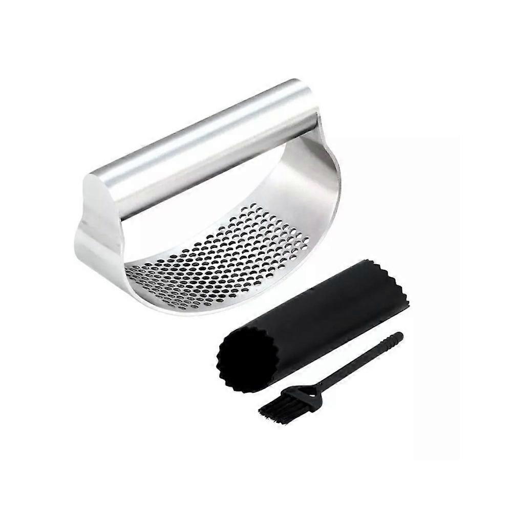 Kinghoff garlic peeling and pressing set 31882