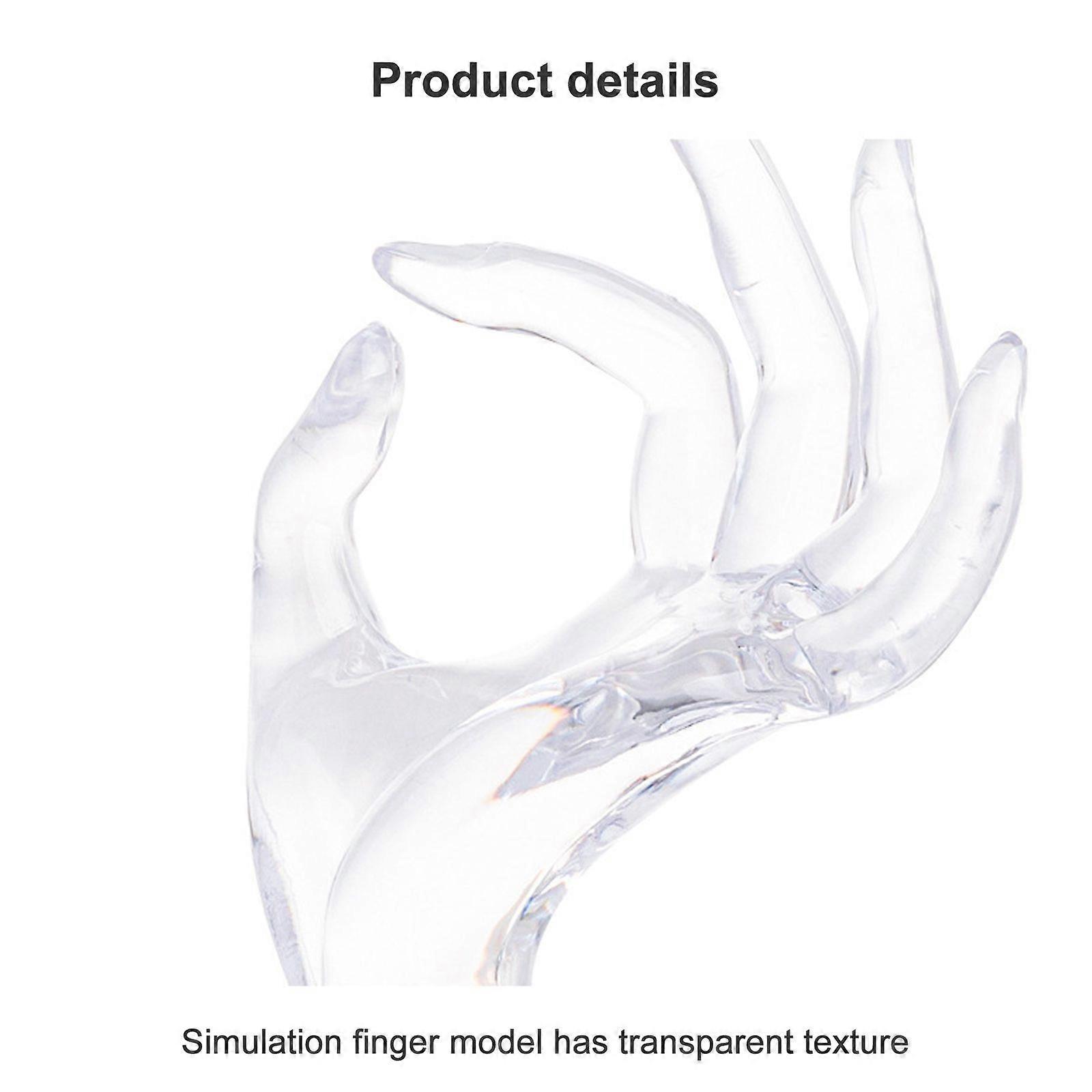 1 Stück Handmodell Displayständer - transparent