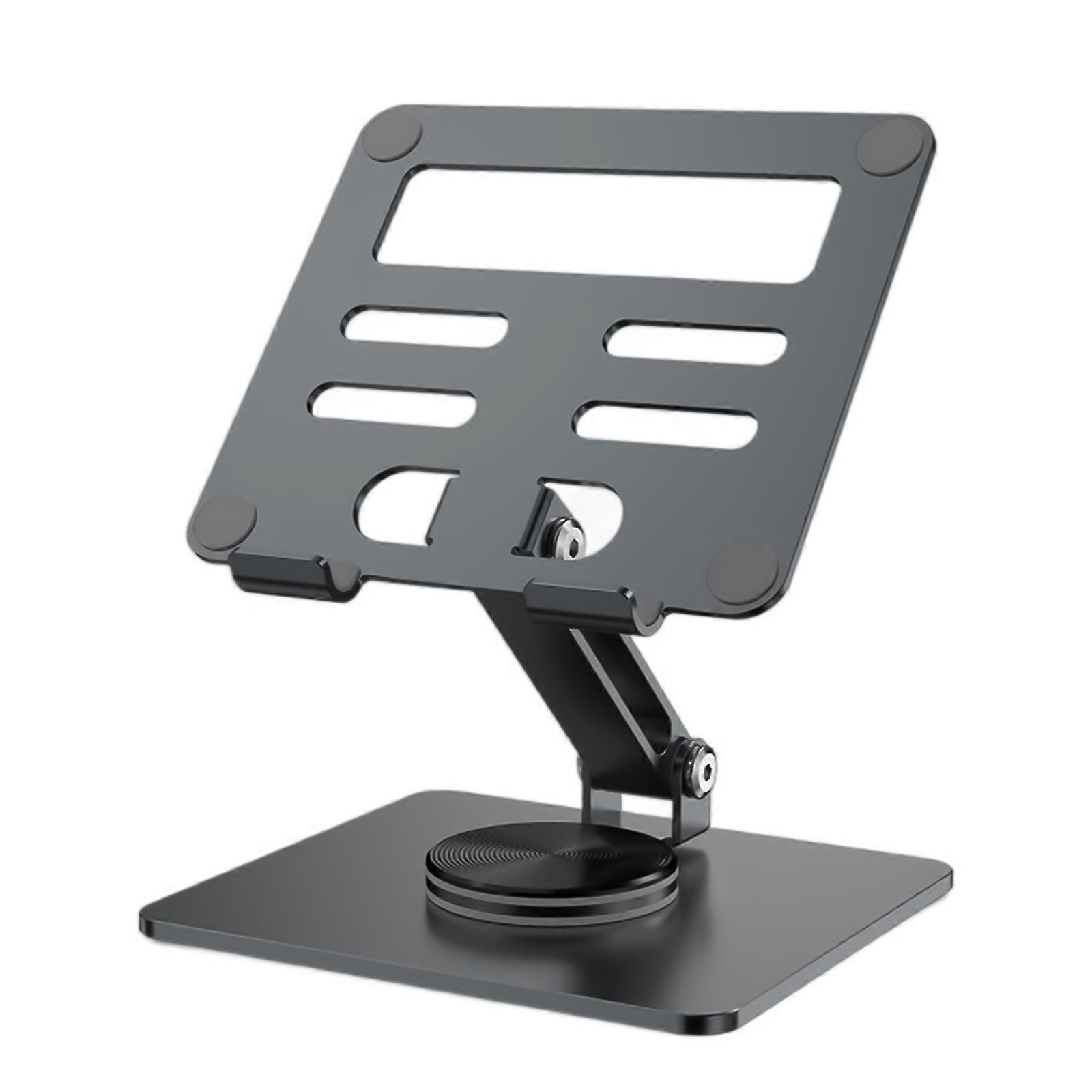 Bureau délicat Support de téléphone en métal Tablettes Support de tables Support de conception pratique et stable Support pour les appareils mobiles gris