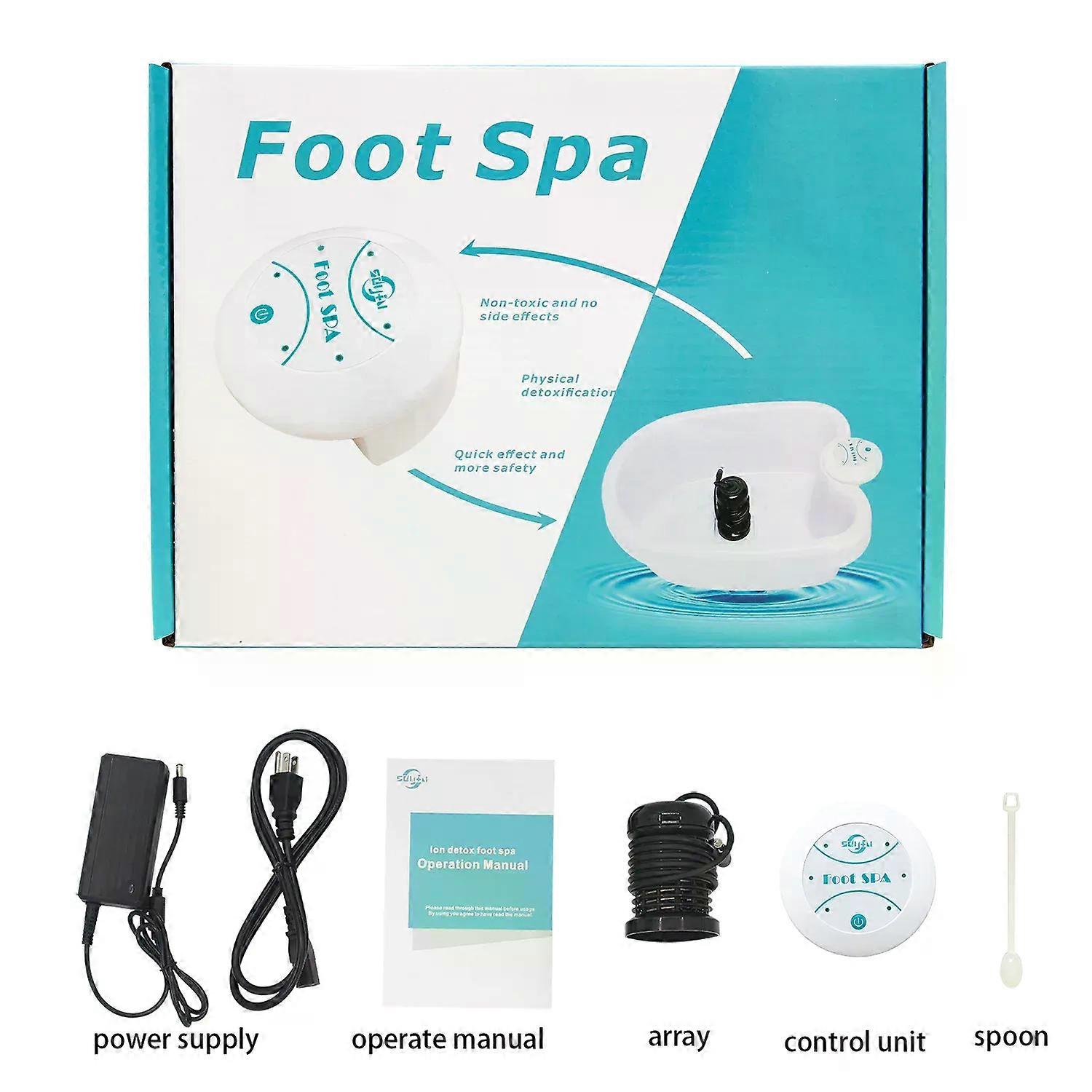 التخلص من السموم الأيونية القدم سبا الاستحمام آلات مصغرة القدم حمام أيون إزالة السموم تطهير Footspa Vibrat Whirlpool Care المصفوفات Aqua Health Therap