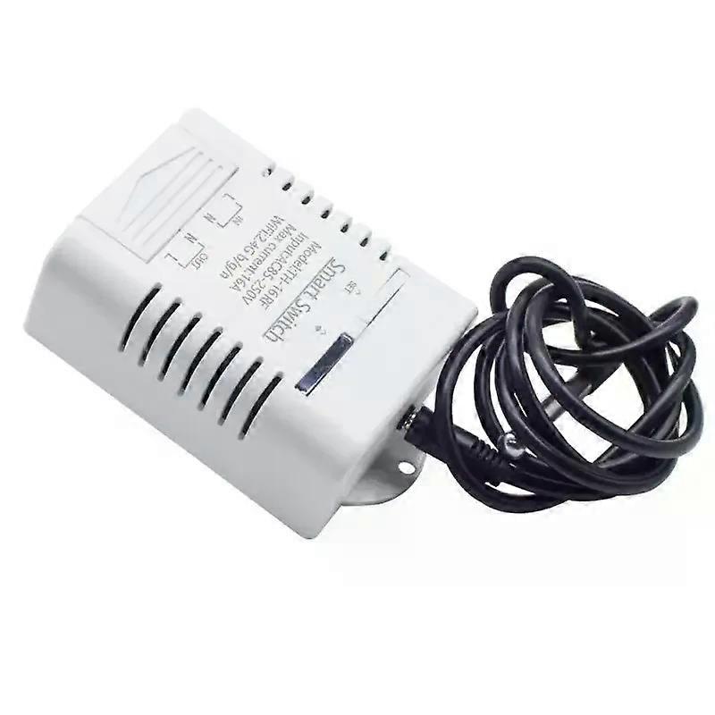 Smart TH16 Switch 16A Temperature And Humidity Monitoring WiFi Switch Wireless Control Compatible With Alexa Home