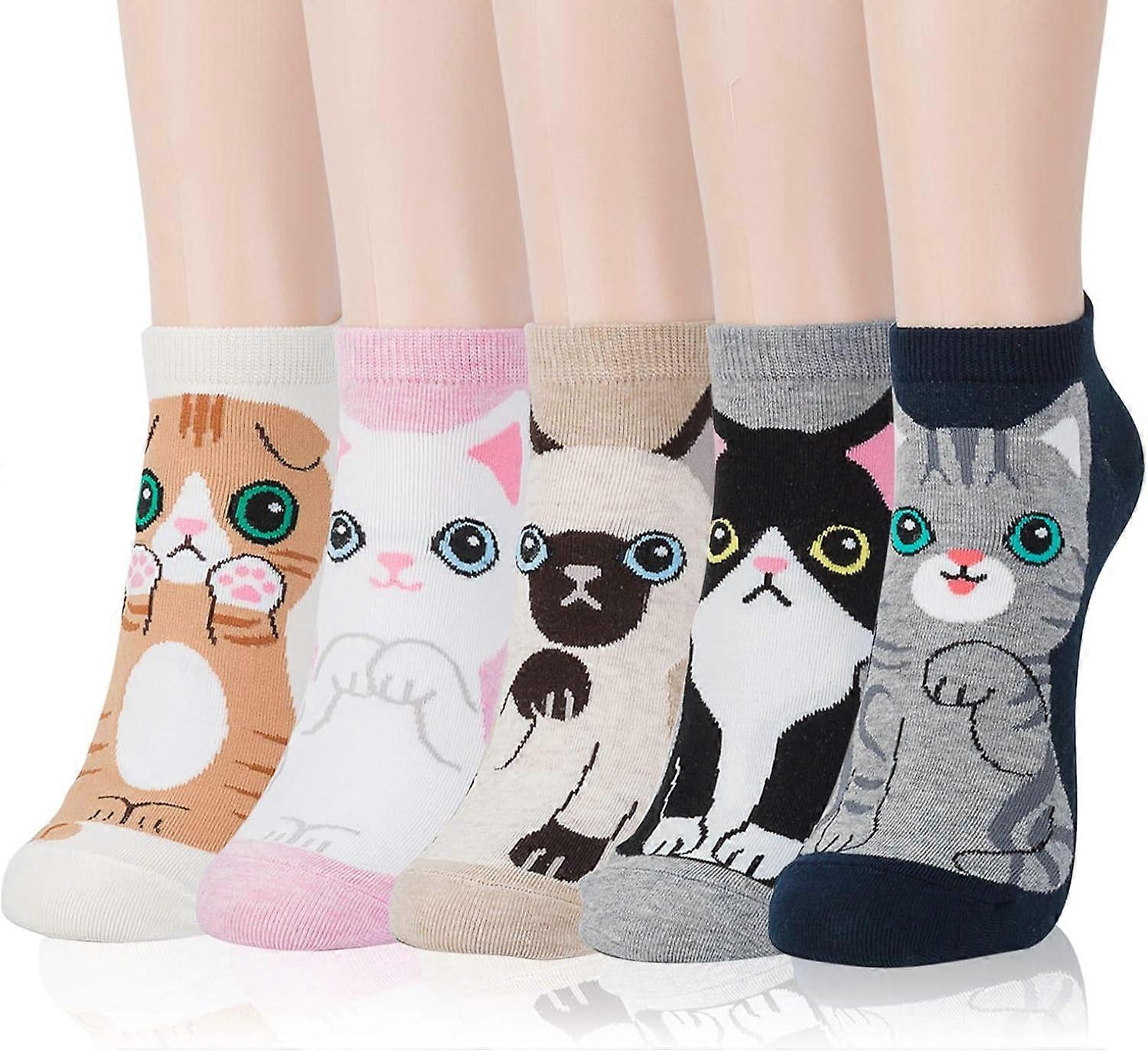 Sokken Dames Cute Ankle Socks 5 paar
