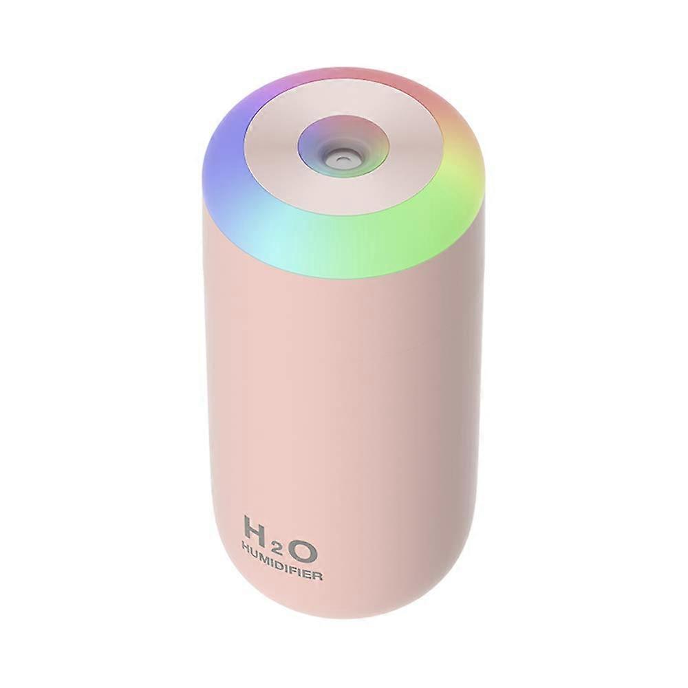 Mini Cool Mist Humidifier with for LED Bedroom Desk USB 350ml