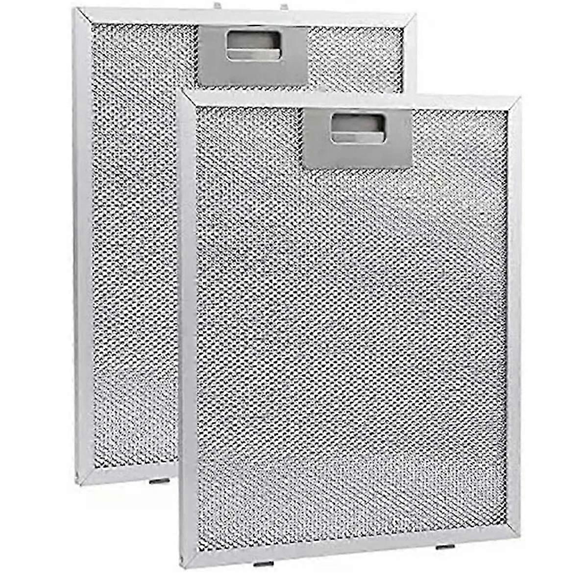 suitable for 2PCS Cooker Hood Filters Metal Mesh Extractor Vent Filter 320X260mm Kitchens Hoods Oil Filter Range-FO SHAN RAN WANG
