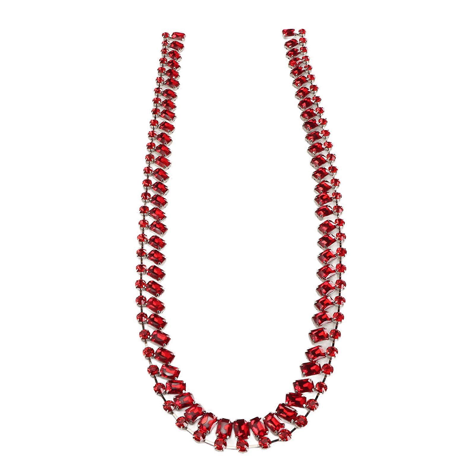 Rhinestone Chain DIY Cuttable Colorfast Champagne AB Color Crystal Rhinestone Chain Trim for Decoration