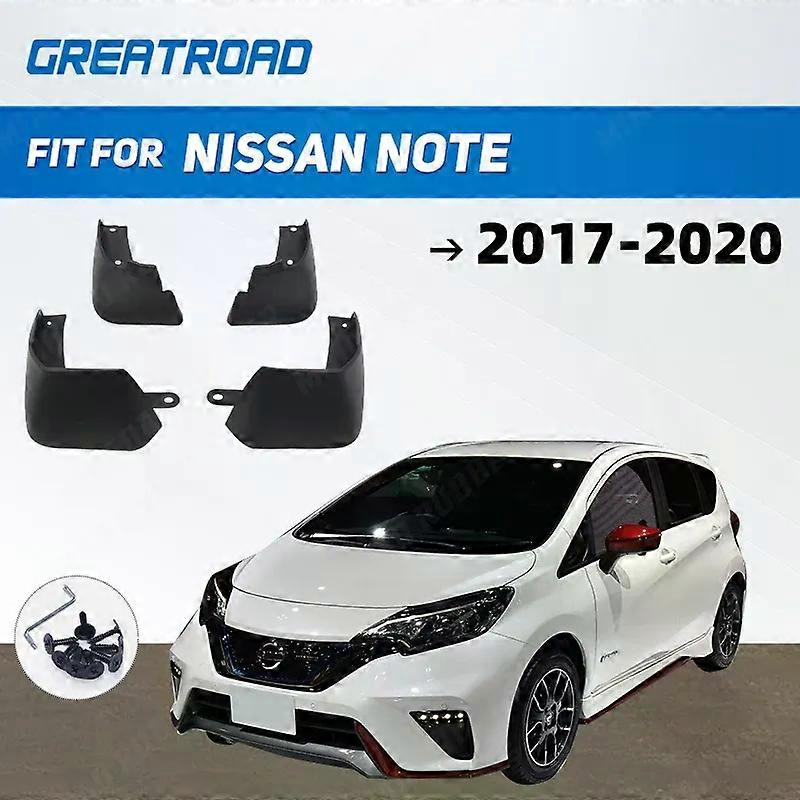 Apply Car Mud Flaps For  Nissan NOTE 2017 2018 2019-2020 Mudflaps Splash Guards Mud Flap Mudguards