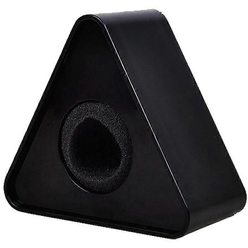 Microphone Logo Flag Station Triangular Black