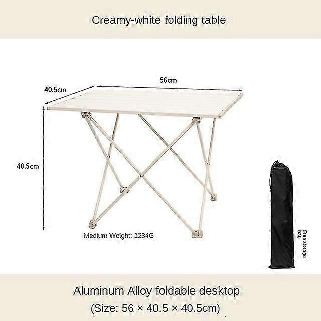 Desert Fox Utomhus fällbara bord Porfolding tabeller Fritid Ultra lätt aluminiumlegering fällbara bord Picknick Grill Camping Självkörande Fiske