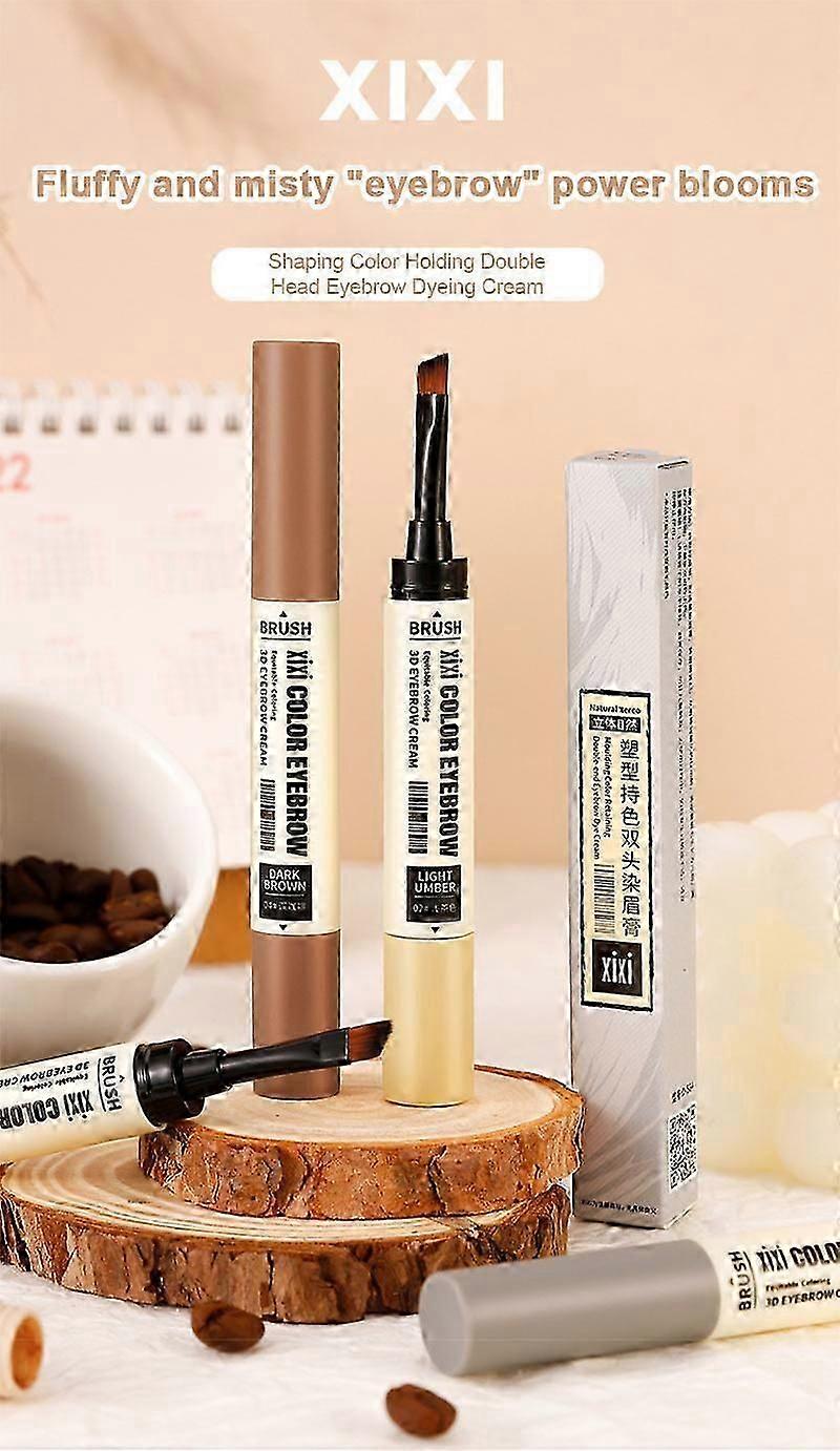 Double-ended eyebrow dye 02# light brown