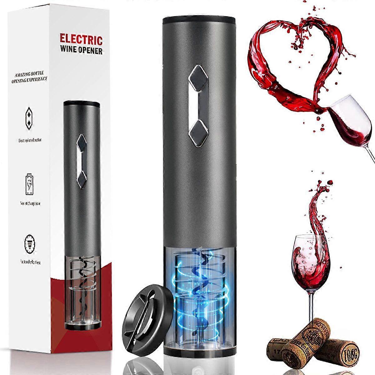 Automatic Wine Bottle Opener Battery Operated Electric Corkscrew for Effortless Uncorking