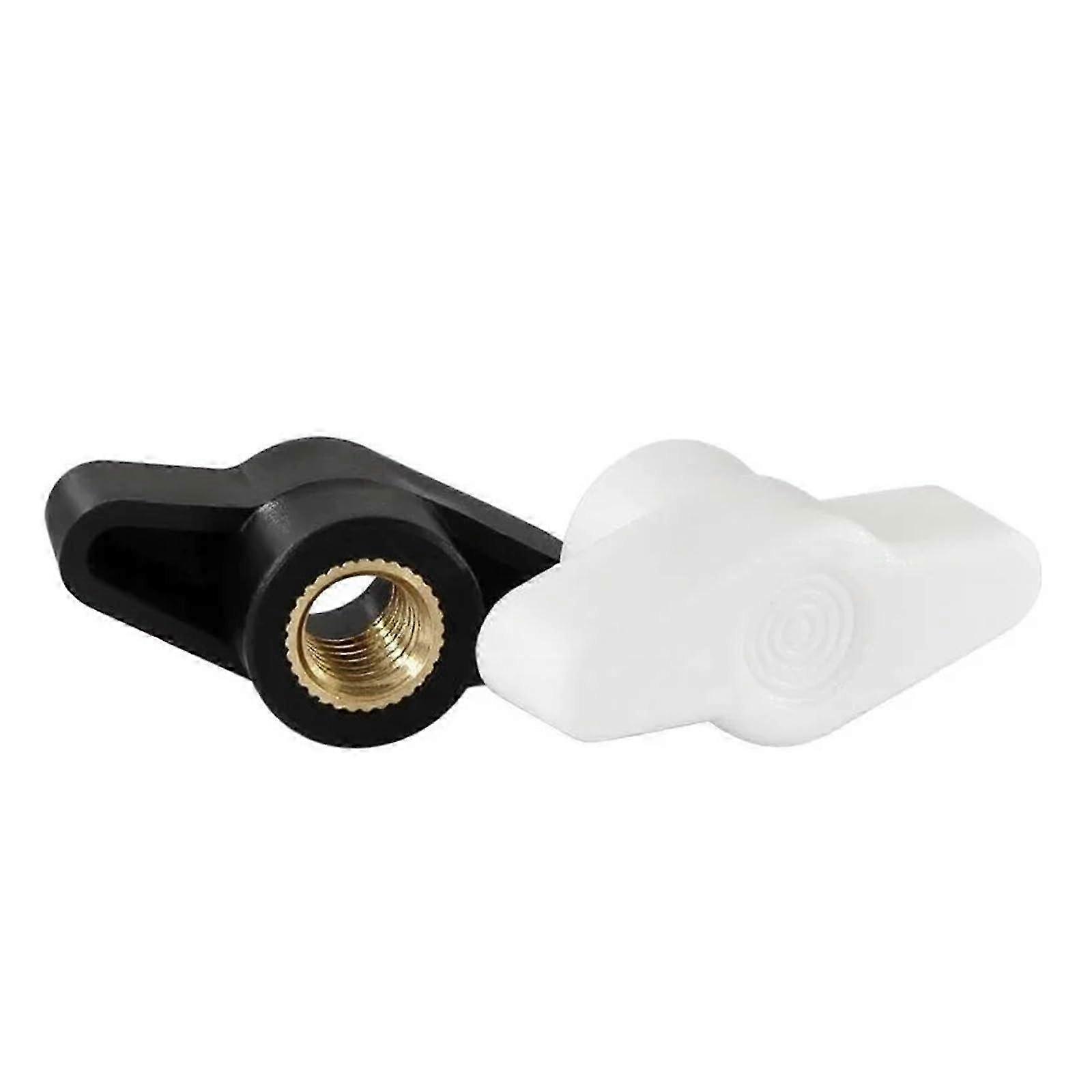 LM 10pcs Poignée en T en plastique Bouton à main Écrous en bakélite M4 M5 M6 M8 Type Z Mécaniquement réglable Pouce Serrer Écrou (Extrémité aveugle (noir), M5 x 36mm) WAS