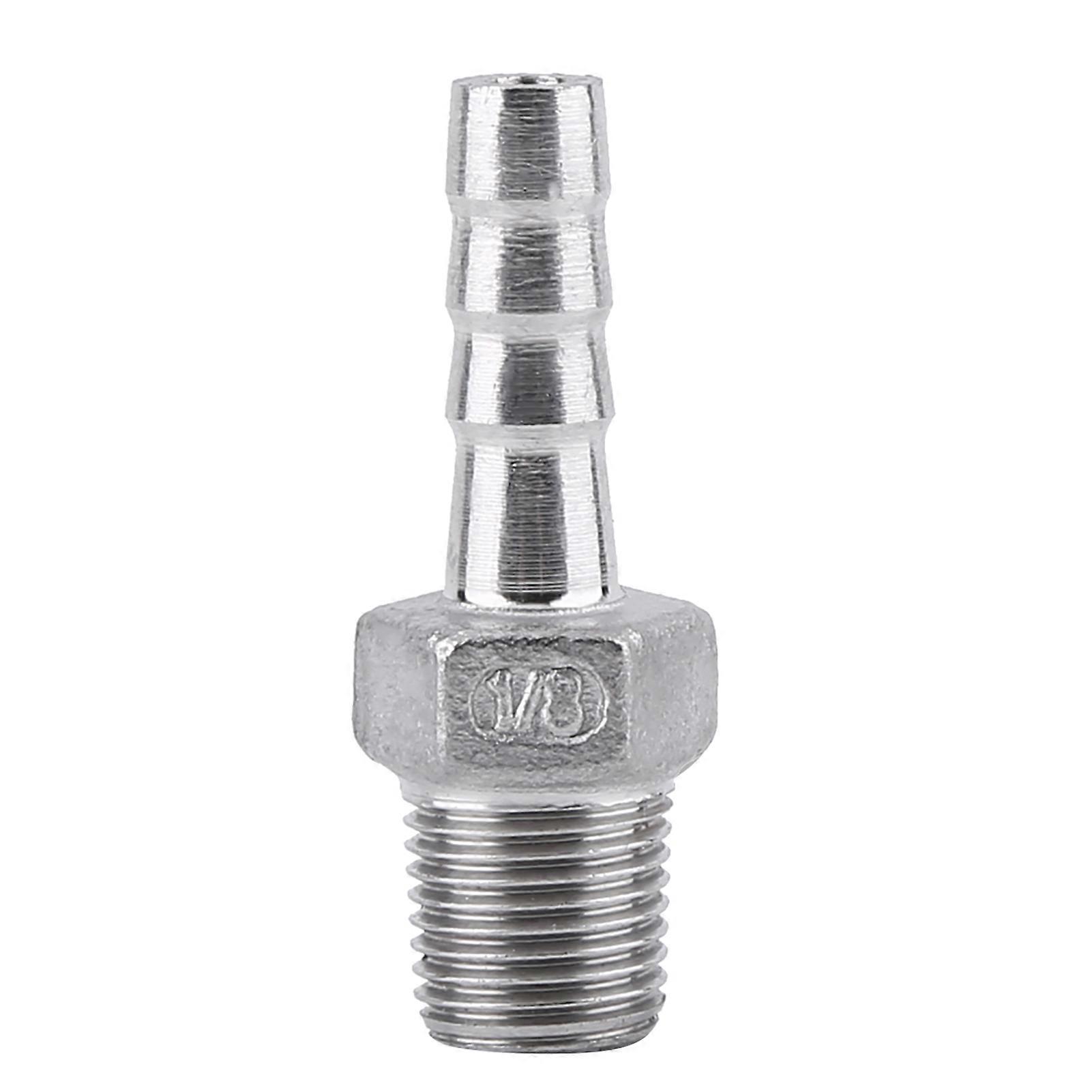 Raccord de tuyau cannelé à filetage mâle BSP (1/8" x 6 mm)