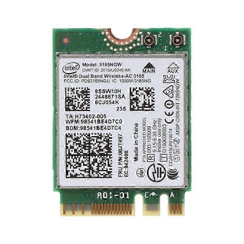 Dual Band Wifi Card 2.4g / 5g Network Adapter NGFF Interface BT 4.0 for Lenovo