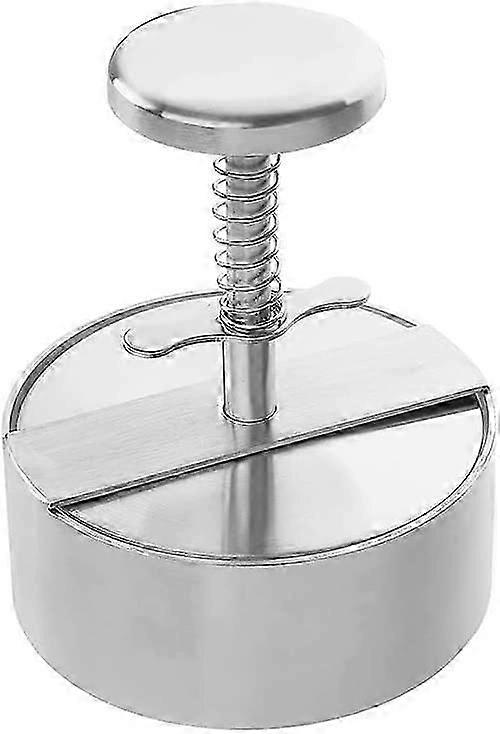Burger Press11.5*14*4.5cm, Stainless Steel Burger Press, Adjustable Meat Press for Burger, Easy to Use, Non-Stick Burger Press for Family Gathering, P
