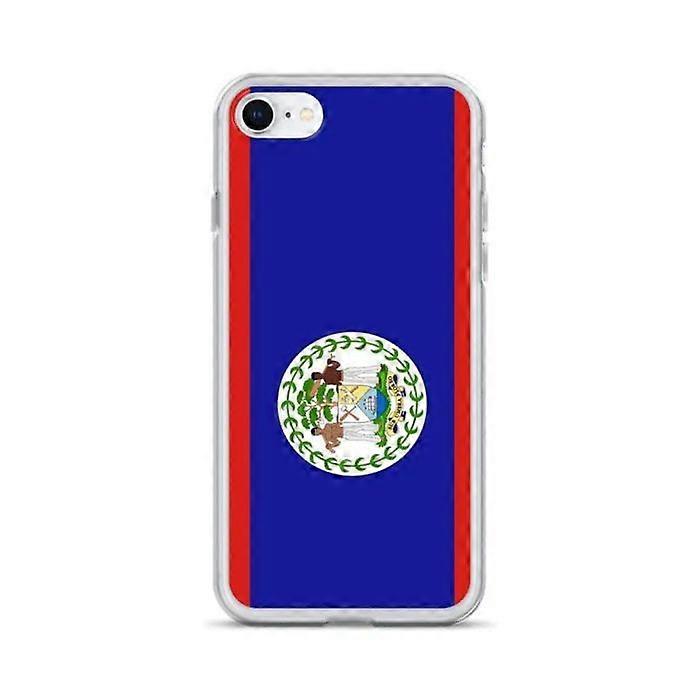 iPhone Case - PIXELFORMA - iPhone 8 - Belize Flag - Soft Silicone - Full Protection