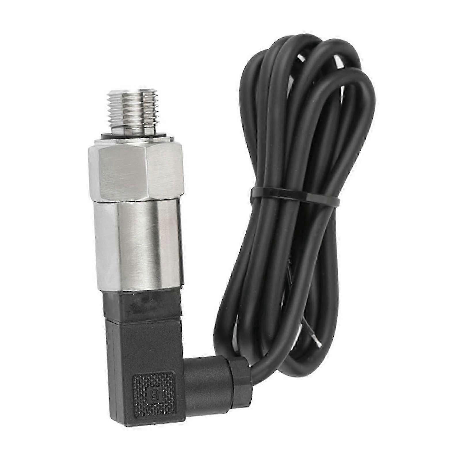 G1/4" Silicon Pressure Transmitter Transducer 4-20mA Output for Water Gas Oil Measurement 0-1MPa Range Sensor