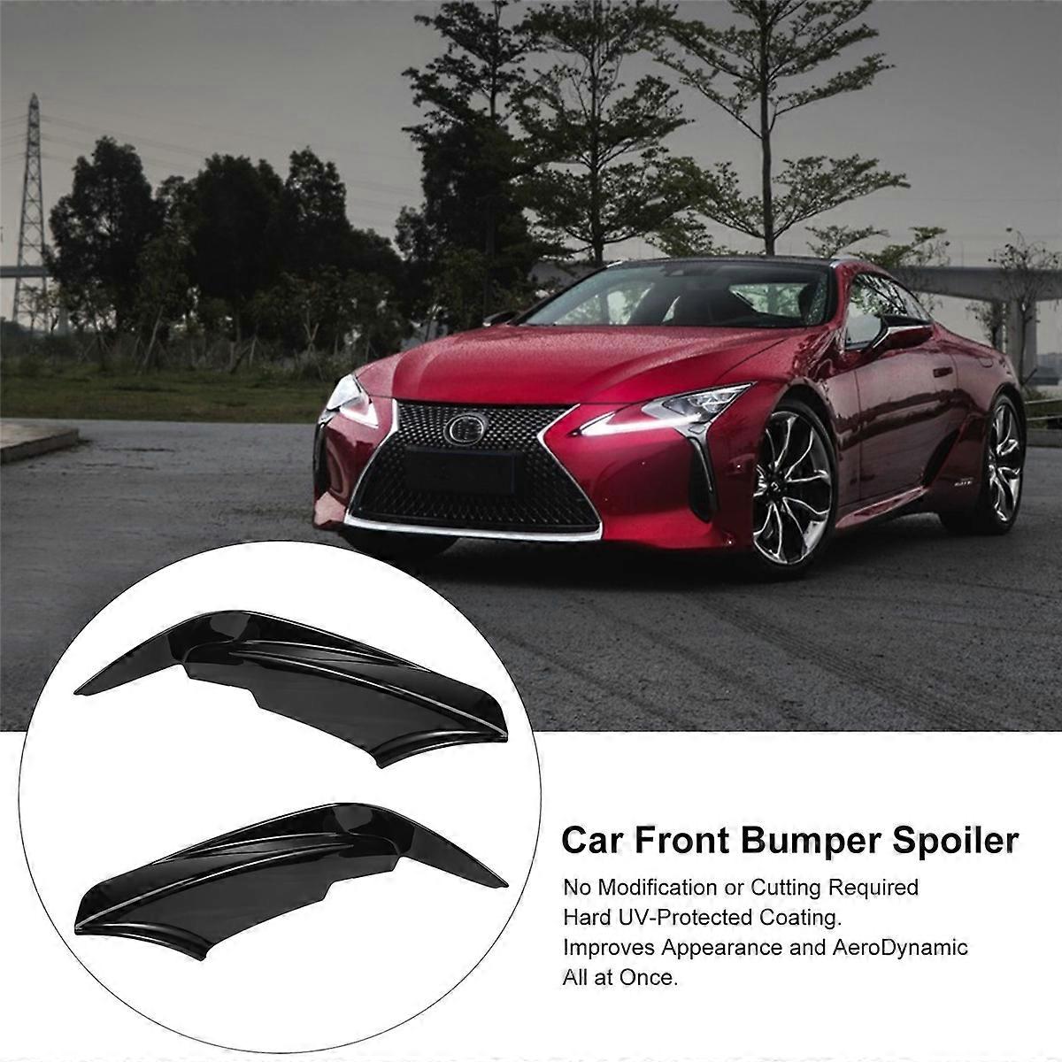 Front Bumper Side Splitter Spoiler Kit for - F30 F35 2013-2019 B