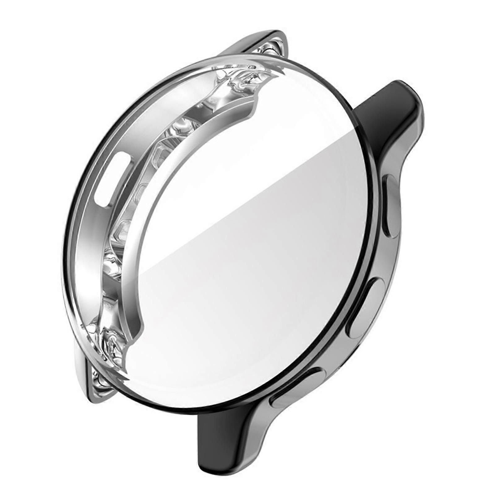 Screen Protector for Case Full Coverage Soft TPU Protective Cover Bumper for Shell for  Venu 2 Plus Smartwatch  Black