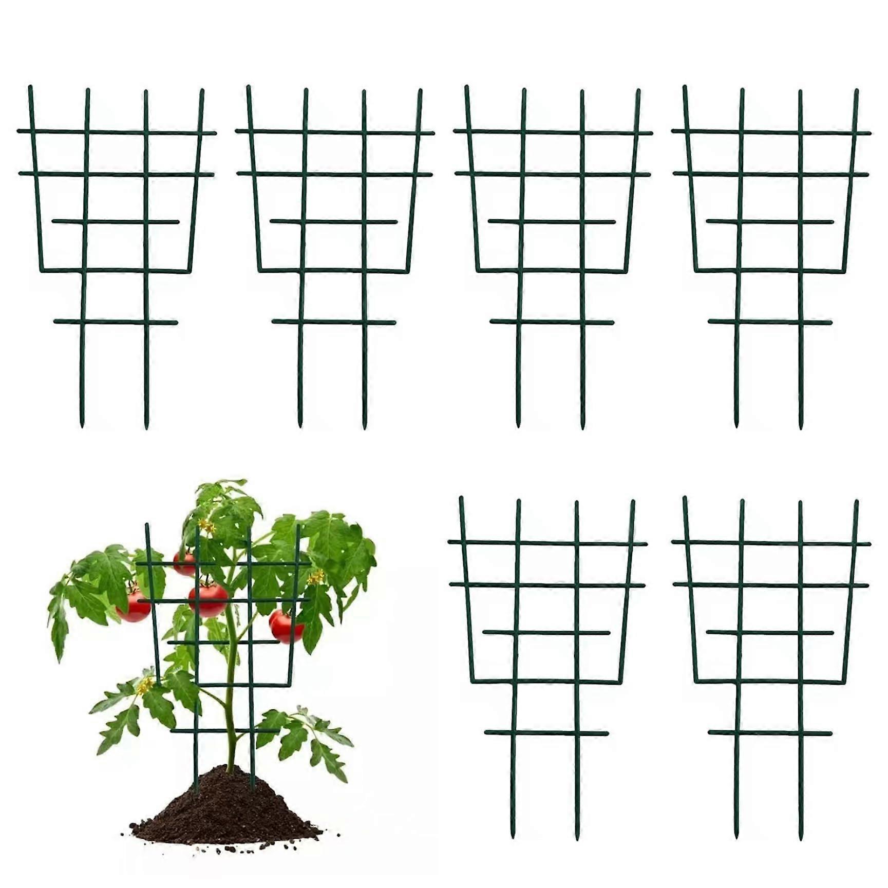 Trellis for Climbing Plants 6 Pieces PP Shape Support 12.01 x 6.50 Inch