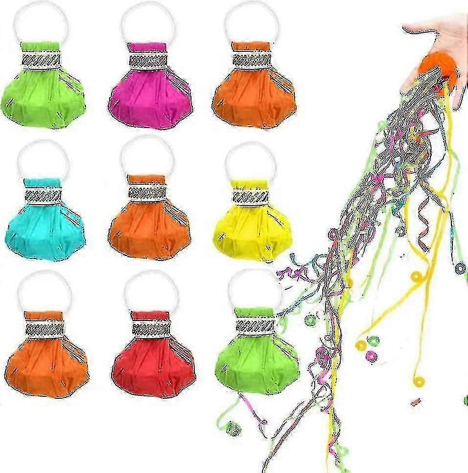 Hand Throw Streamer 10 Pieces Party Confetti Streamers for New Year Shows