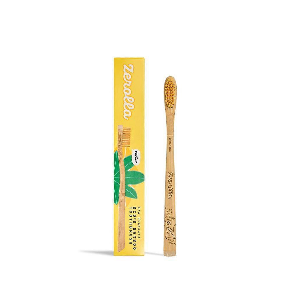 Zerolla Eco Biobased Bamboo Toothbrush - Plant-based Bristles Kids