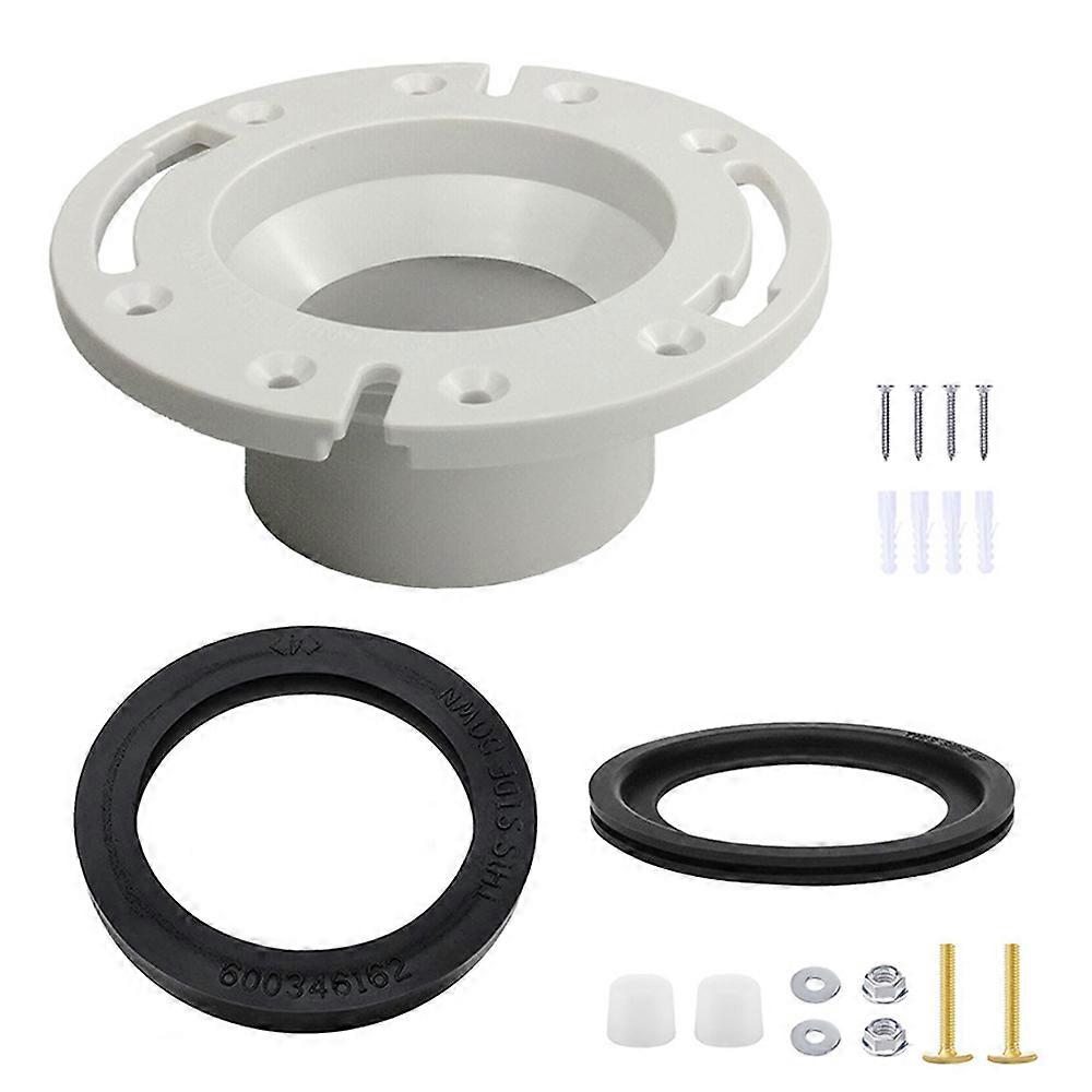 Kit flangia WC RV Sostituzione del kit di flange WC RV per WC Dometic Thetford RV sostituisce la flangia 385345892, set 3 in 1