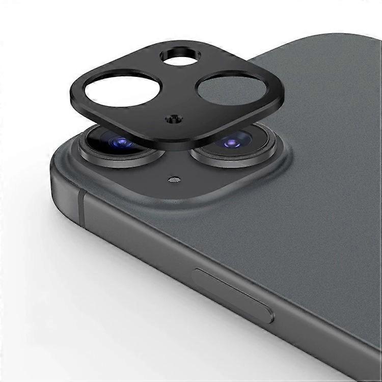 WANLONFENG LHJ sorozat kompatibilis iPhone 15 / 15 Plus fém kamera lencsevédő integrált lencsefilmmel