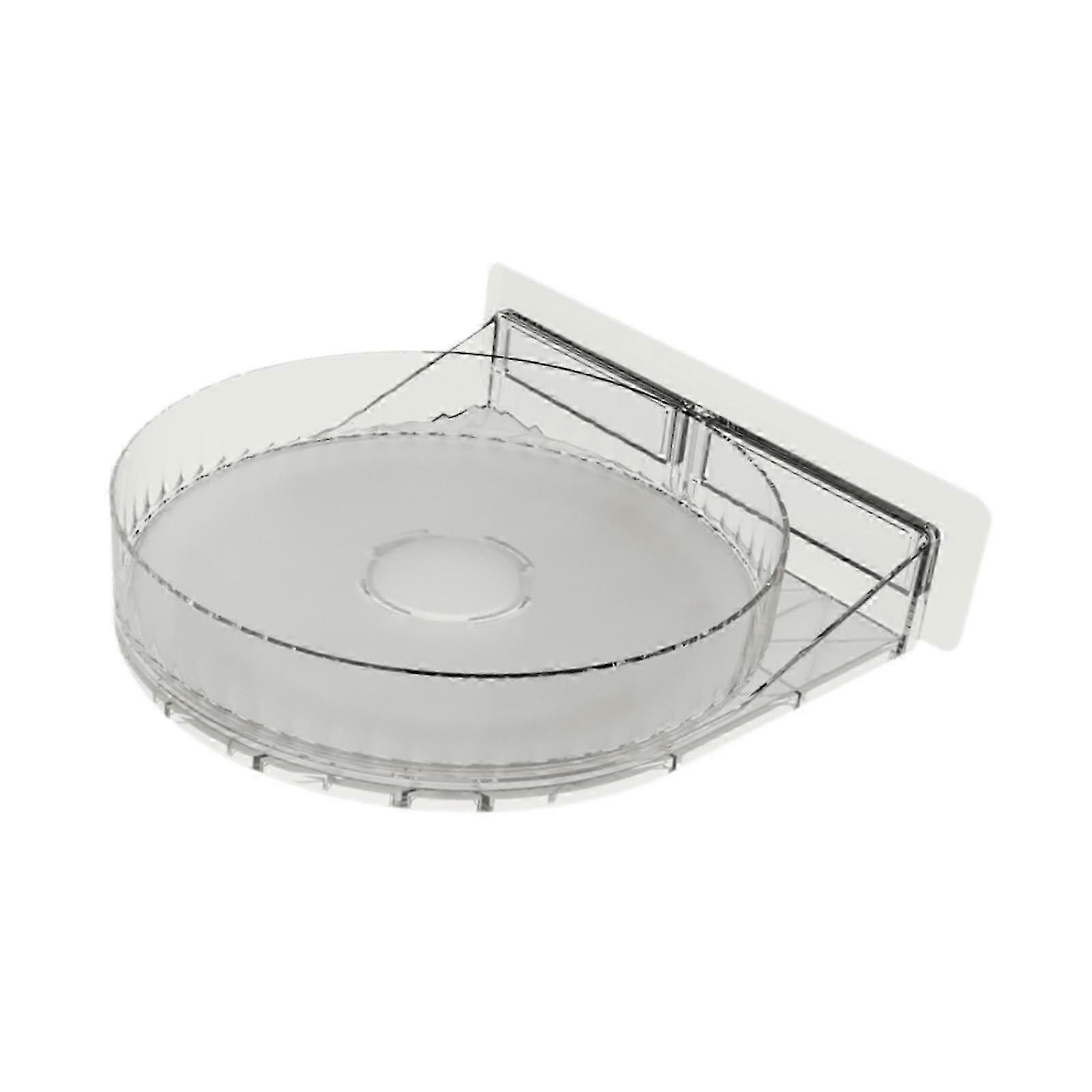 Rotating Spice Rack Container Organizer for Kitchen Use in Clear Gray Suitable for Various Brands