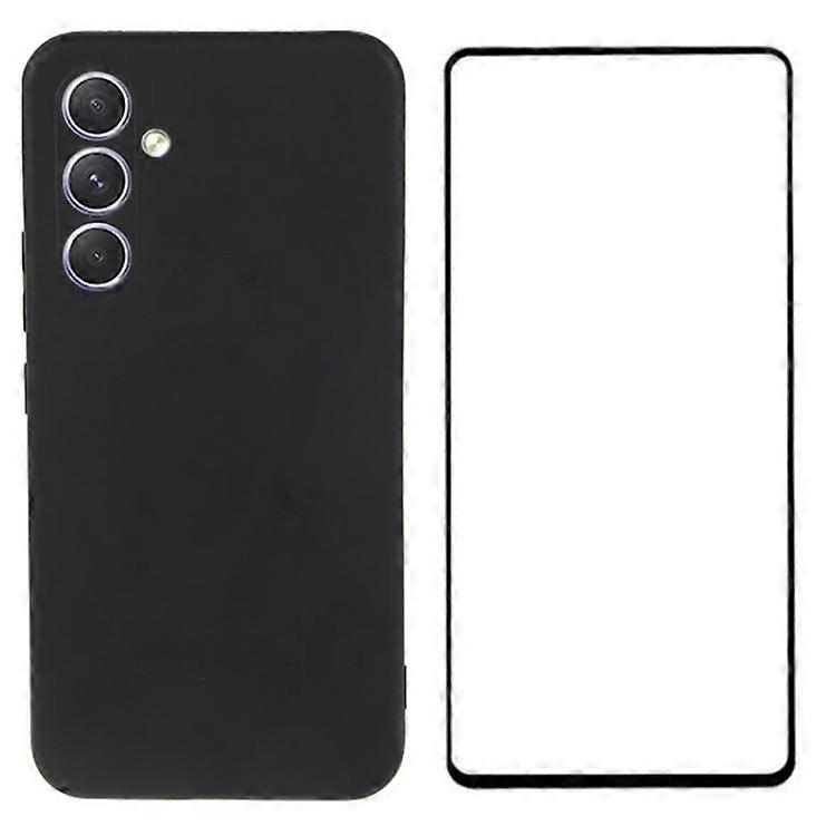 WANLONFENG RB2 Series Compatible For Samsung Galaxy S23 FE Case TPU Phone Cover with Screen Film (Precise Cutout)
