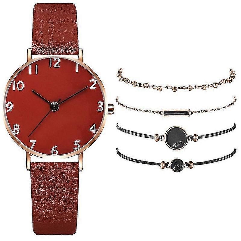 ブレスレット付きエレガントなレディースクォーツ時計 - パーフェクトギフト - Color09