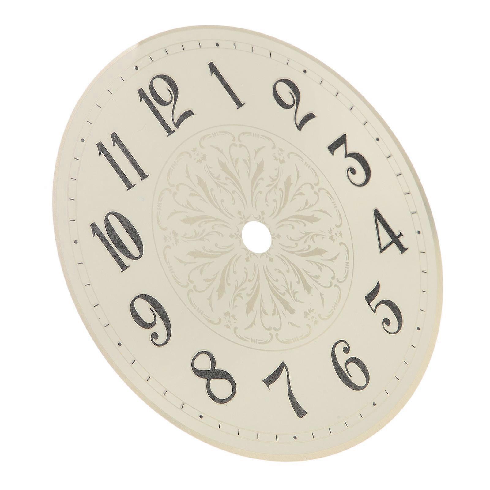 Elegant Round DIY Clock Dial Replacement for Wall Clocks – Easy Installation Upgrade Material for DIY Clock Projects