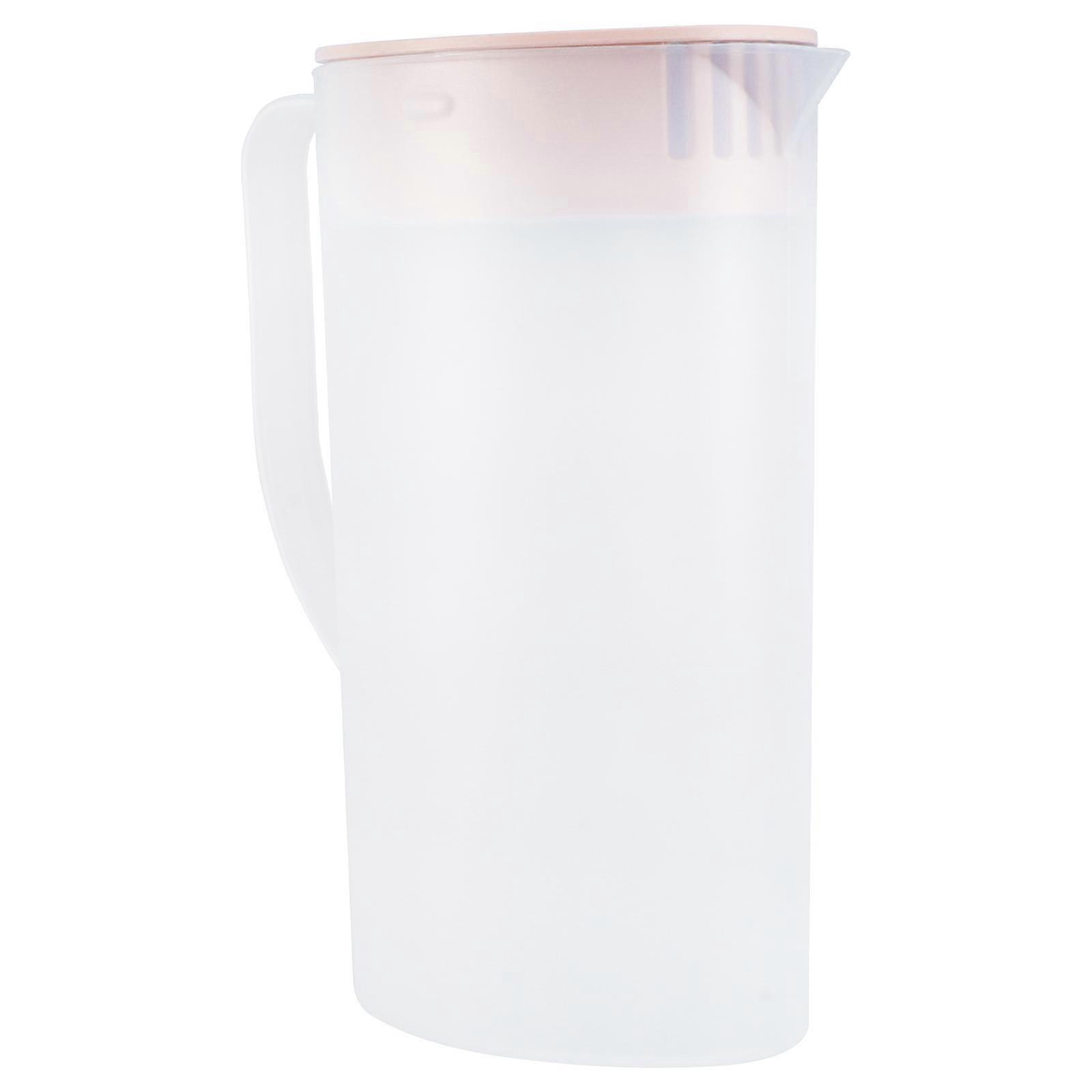 portable water pitcher clear, spill-proof lid design, excellent for social events