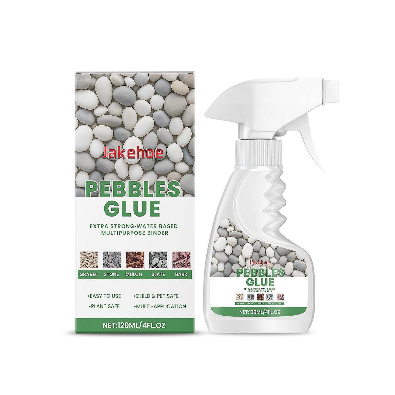 Mulch GlueGravel Glue Strong Landscape Adhesive for Landscaping, Garden - Safe Ready to Use Mulch Lock Gravel Stabilizer Glue for Pea Gravel, Rock