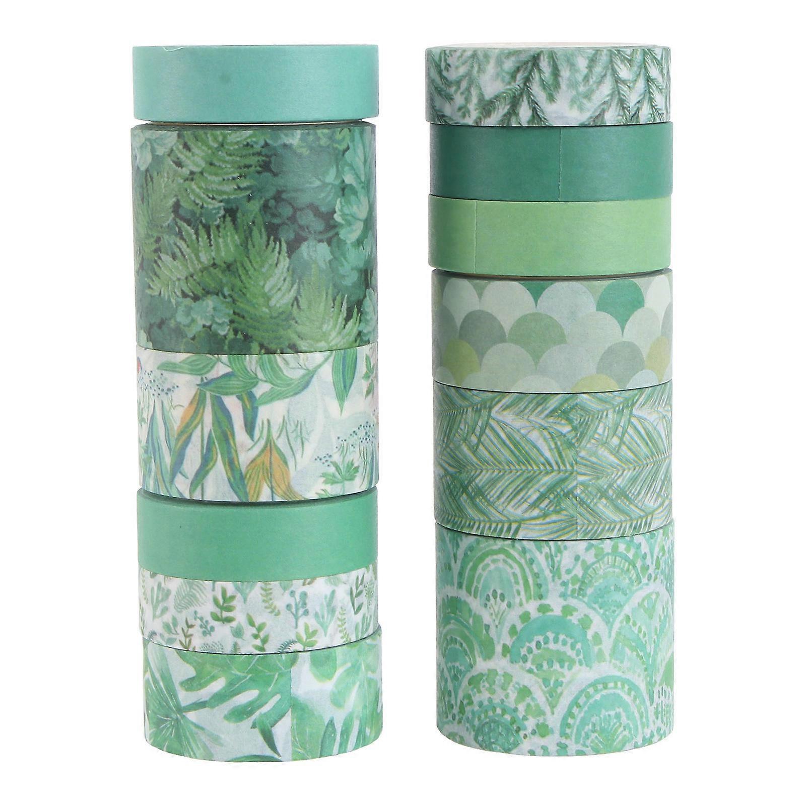 Tape Crafting Scrapbooking Tapes Handbook Decoration Craft Enthusiasts 13x7cm 12 Rolls
