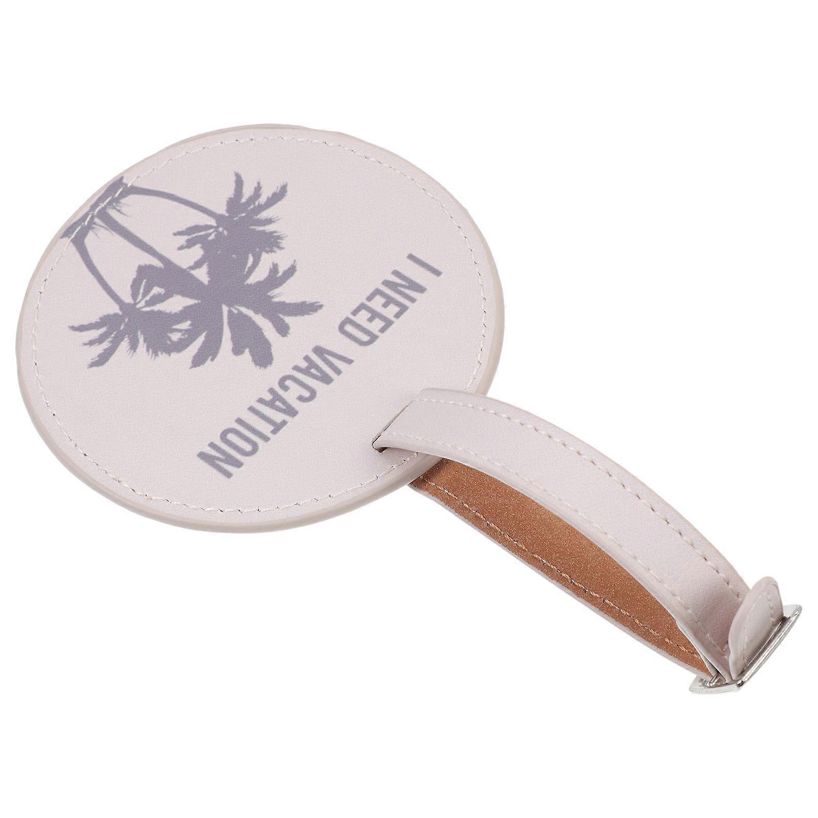 1Pc Durable PU Luggage Tag for Bag Hanging Useful ID Tag