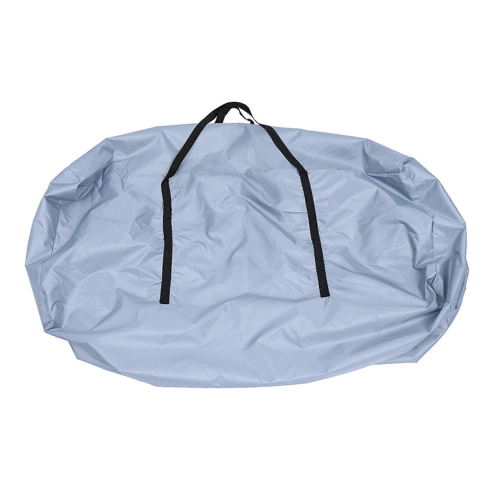 Christmas Tree Bag with Waterproof Polyester Material for Home Use Grey Zipper 70.5 inches